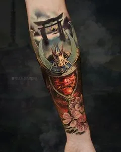 color japanese татуировка на forearm #49860 | Тату мастер Александр Теслин