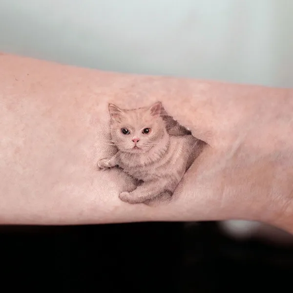 miniature tattoo by  Ria Kim in Seoul