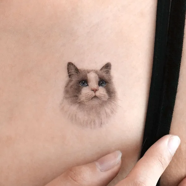 miniature tattoo by  Ria Kim in Seoul