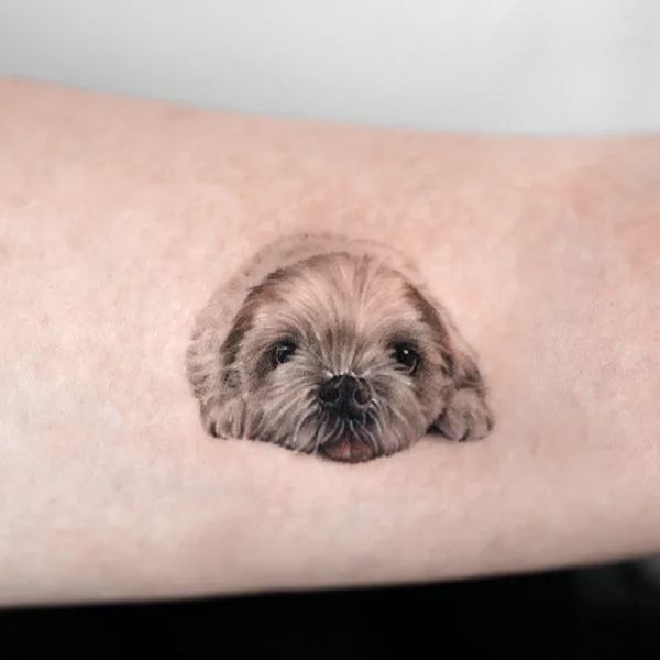 miniature tattoo by  Ria Kim in Seoul