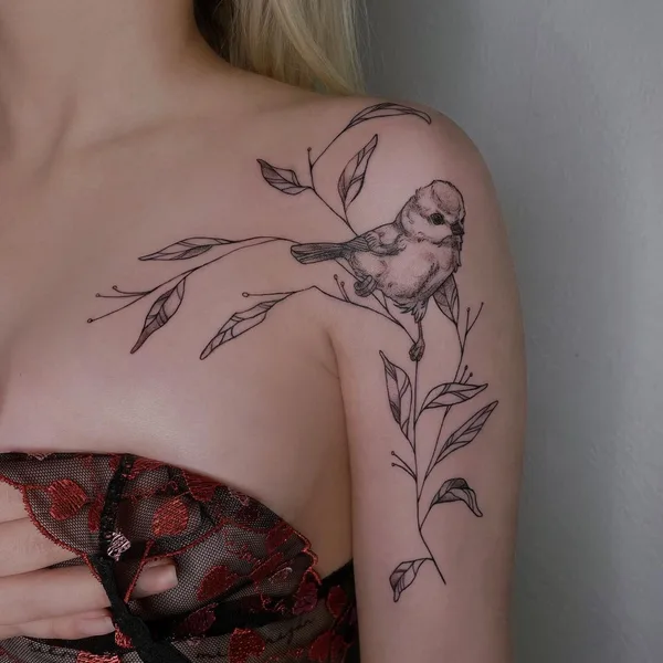 Anime tattoo by Анна Славная in Воронеж