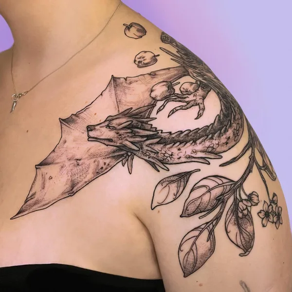 Anime tattoo by Анна Славная in Воронеж