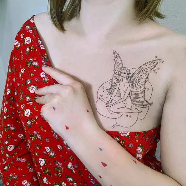 Anime tattoo by Анна Славная in Воронеж