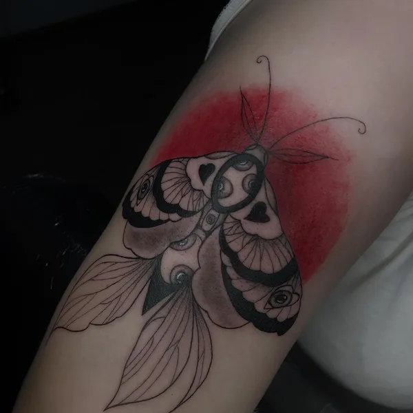 Graphic tattoo by Татьяна Карпенко in Воронеж