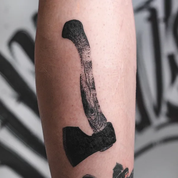 Graphic tattoo by Слёзы Мамки in Воронеж