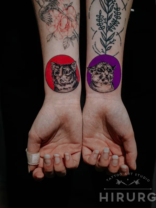 color illustrative Tatuaggio su wrist #49981 | Tatuatore Вероника Филюшова