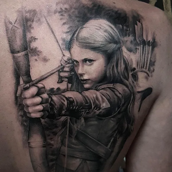 Portrait tattoo by Никита Хороших in Новосибирск