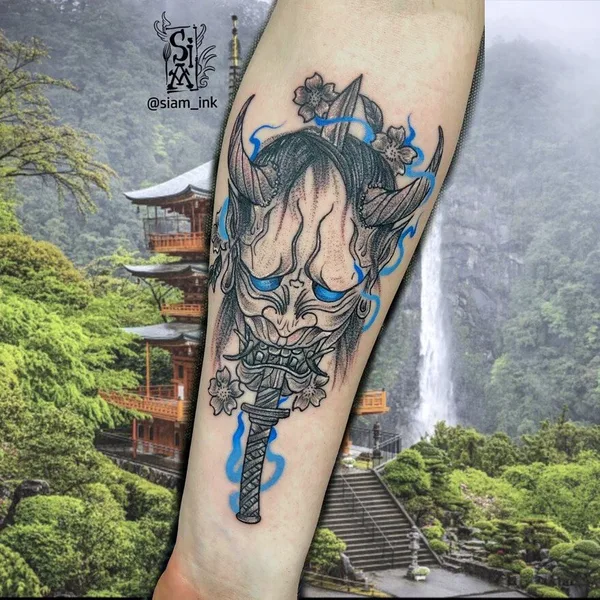 Japanese tattoo by Иннокентий Siam  in Moscow