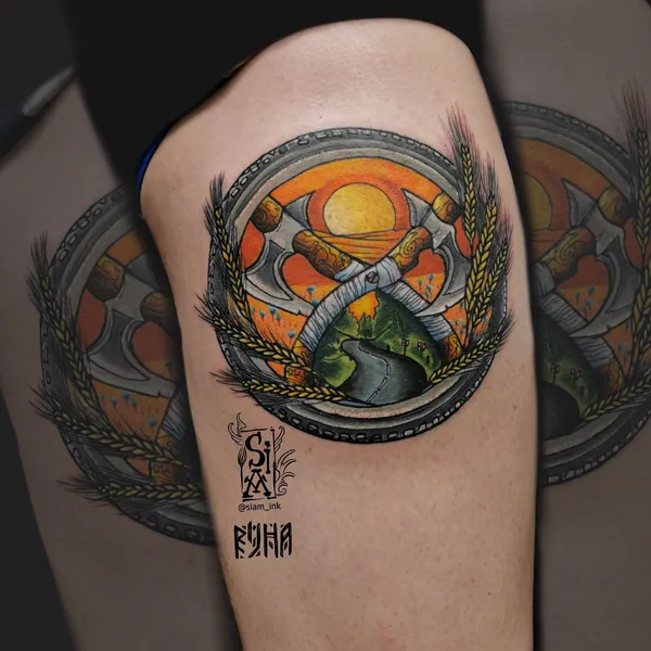 Japanese tattoo by Иннокентий Siam  in Moscow