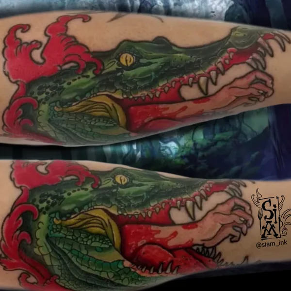 Japanese tattoo by Иннокентий Siam  in Moscow