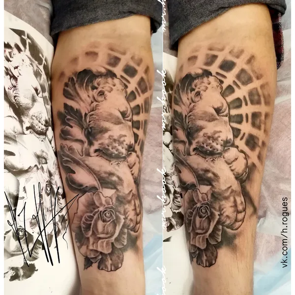Realism tattoo by Виктор Крюк in Электросталь