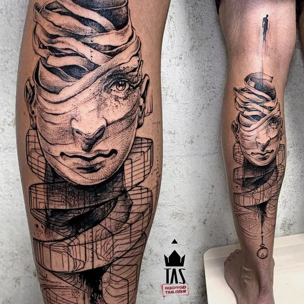 Author's Style tattoo by Rodrigo Tas in Berlin