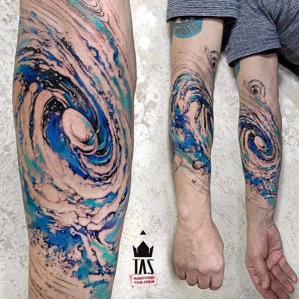 Author's Style tattoo by Rodrigo Tas in Berlin