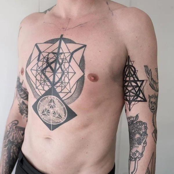 Dotwork tattoo by Maxime Plescia-Buchi in Zürich