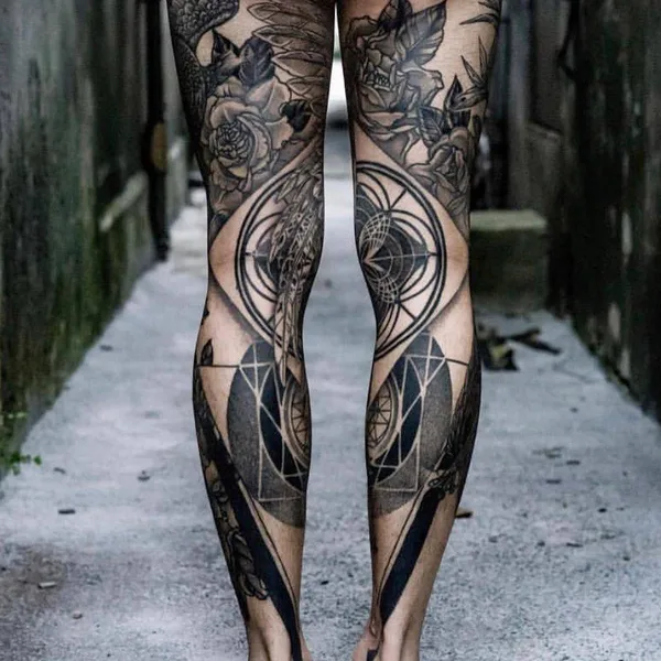 Dotwork tattoo by Maxime Plescia-Buchi in Zürich