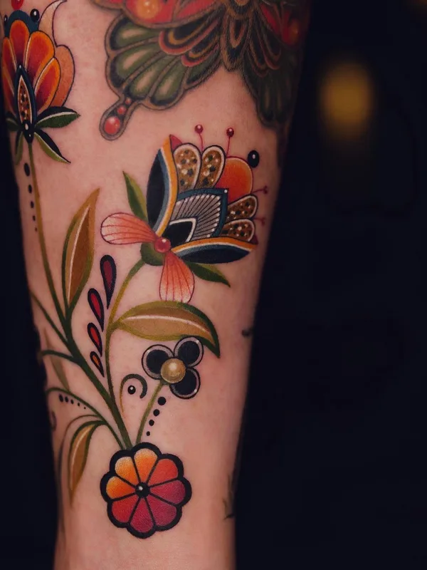color illustrative tattoo on forearm #41110 | Tattoo Artist MICO