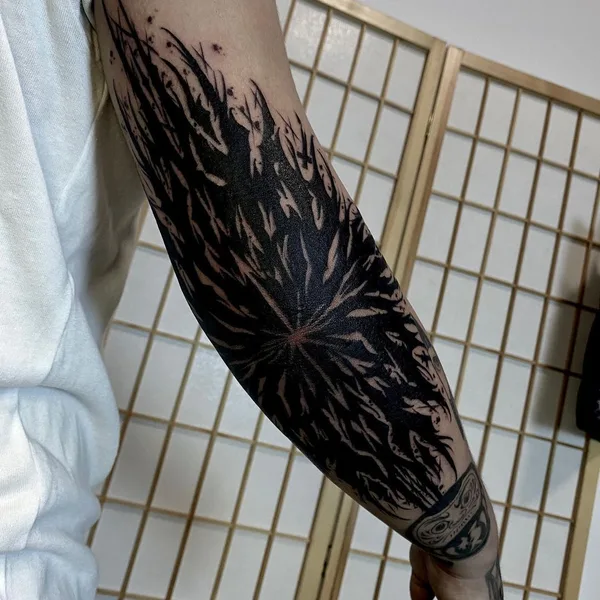 Lettering tattoo by ink_ddd