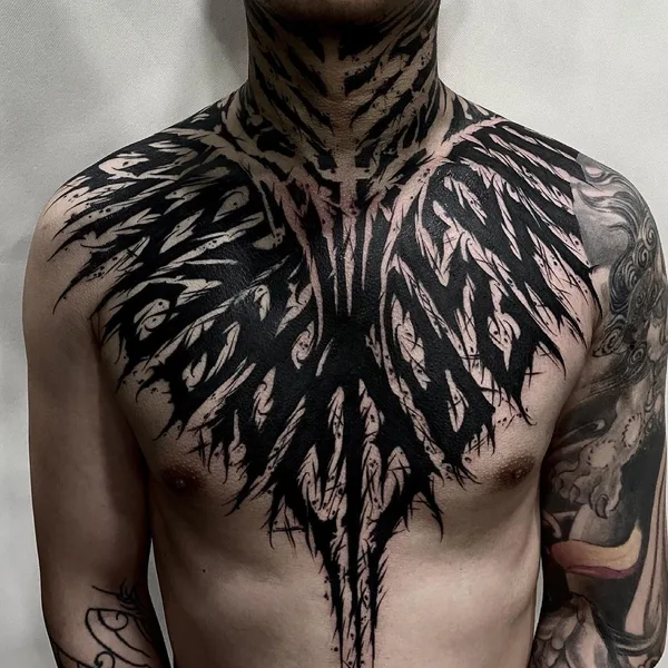 Lettering tattoo by ink_ddd