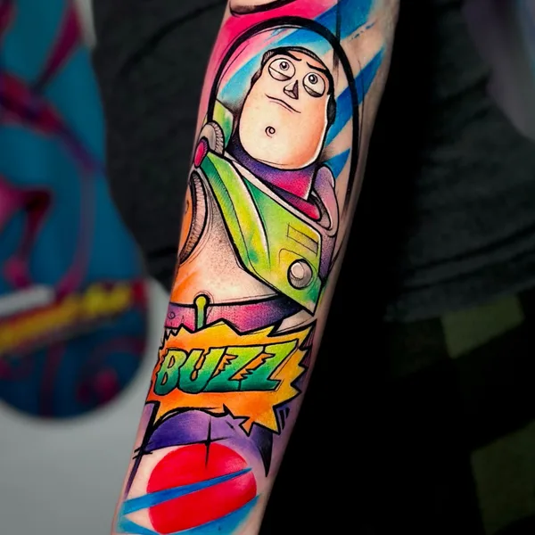 Abstract tattoo by John D’Addario INKPORT PEOPLE in Miami