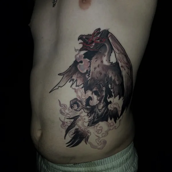 Anime tattoo by Иван Фурман in Тамбов