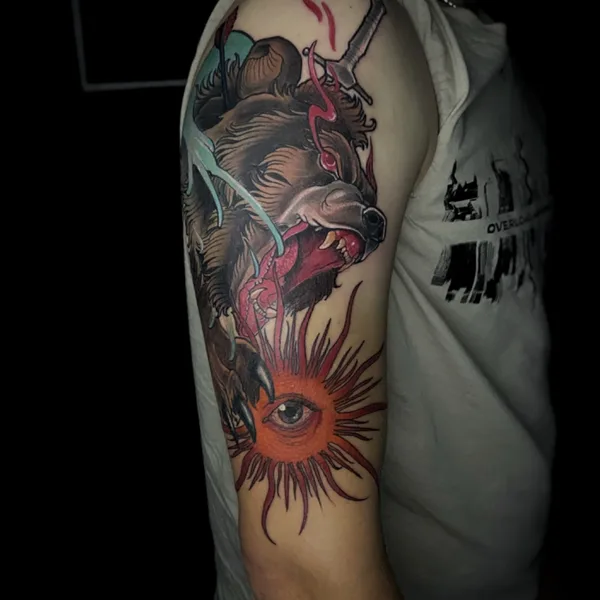 Anime tattoo by Иван Фурман in Тамбов