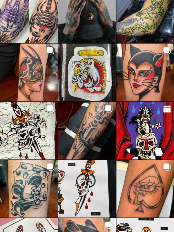 color old school татуировка на forearm #59479 | Тату мастер Timieblas Tattoo