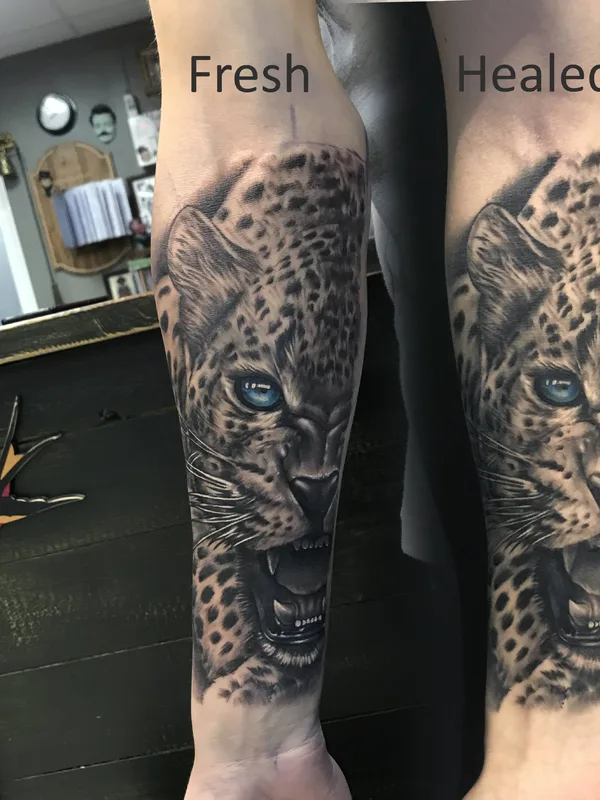 black and grey realism tattoo on forearm #33637 | Tattoo Artist Роман Трофимов