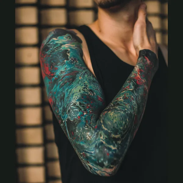 Abstract tattoo by Алина Лоткова in Moscow