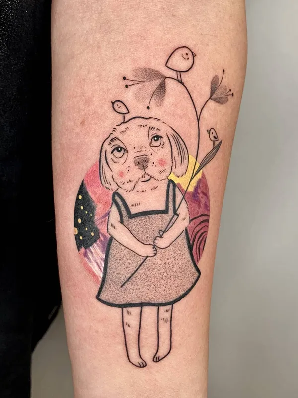 Author's Style tattoo by Zuzanna Ławicka in Poznań