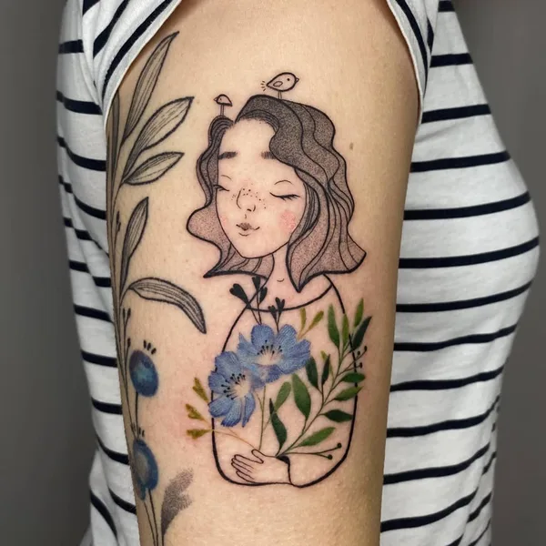 Author's Style tattoo by Zuzanna Ławicka in Poznań