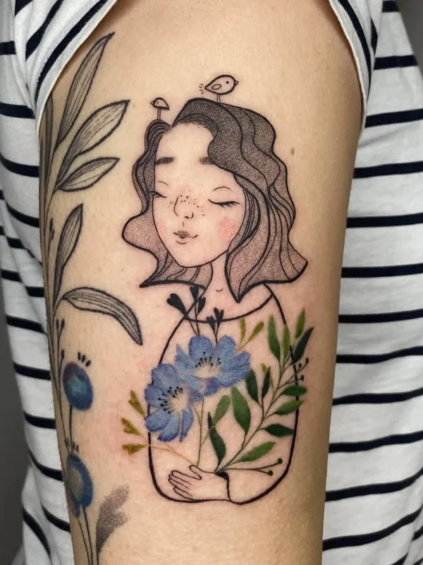 Author's Style tattoo by Zuzanna Ławicka in Poznań