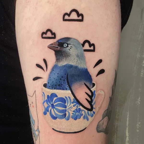 Author's Style tattoo by Zuzanna Ławicka in Poznań