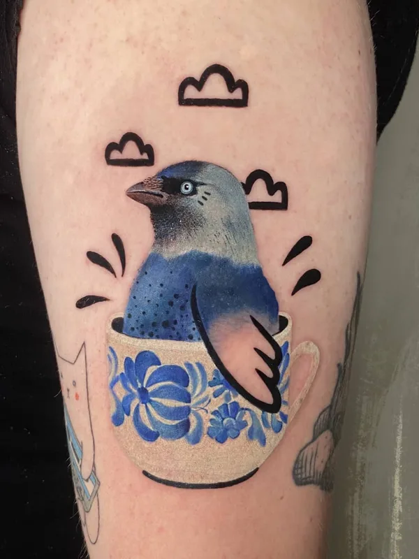 Author's Style tattoo by Zuzanna Ławicka in Poznań
