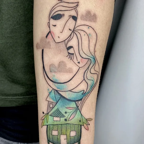 Author's Style tattoo by Zuzanna Ławicka in Poznań