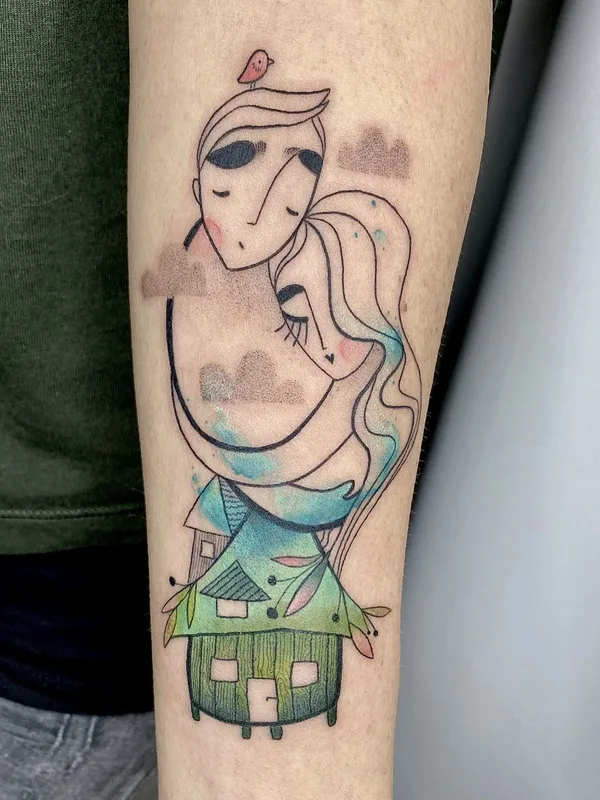 Author's Style tattoo by Zuzanna Ławicka in Poznań