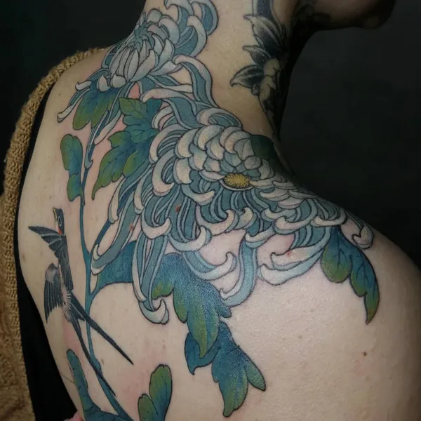 Oriental tattoo by Денис Фетисов in Saint Petersburg