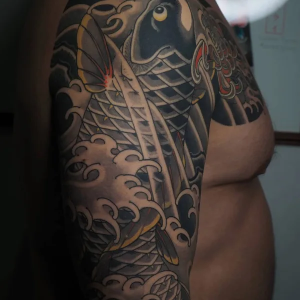 Oriental tattoo by Денис Фетисов in Saint Petersburg