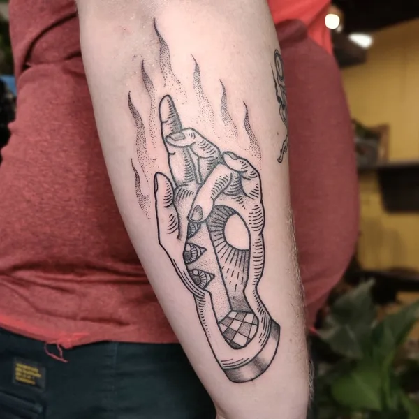 Author's Style tattoo by Polly Heggenes in Oslo