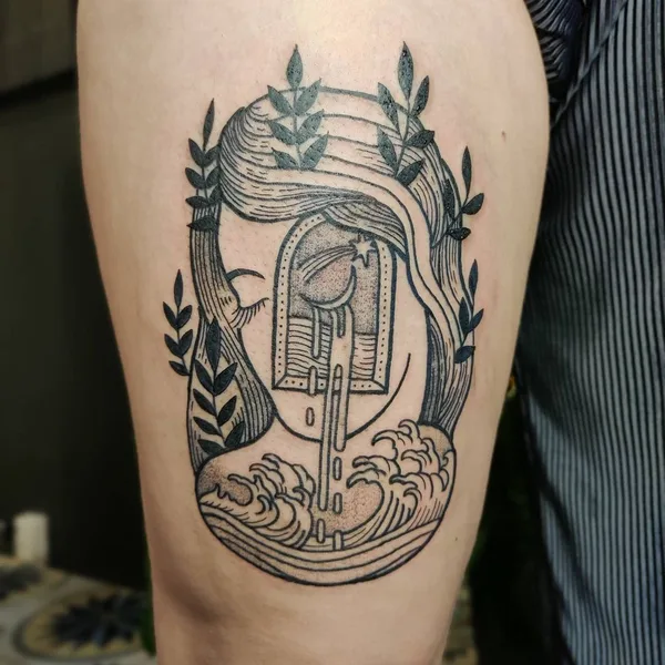 Author's Style tattoo by Polly Heggenes in Oslo