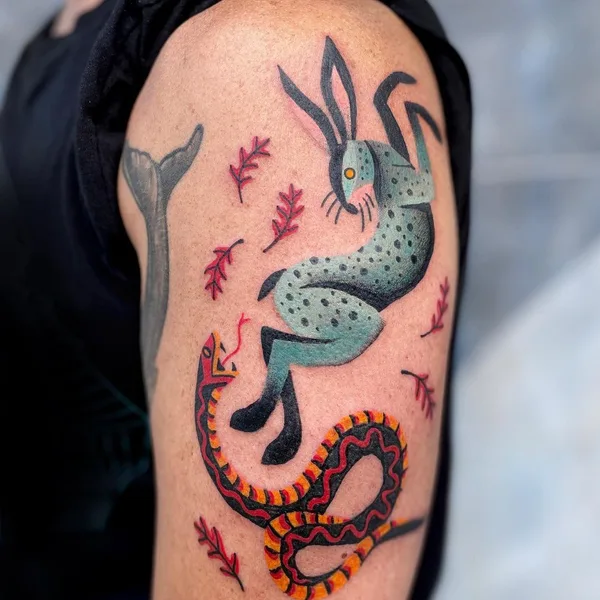 Author's Style tattoo by Bård Tjelta in Oslo