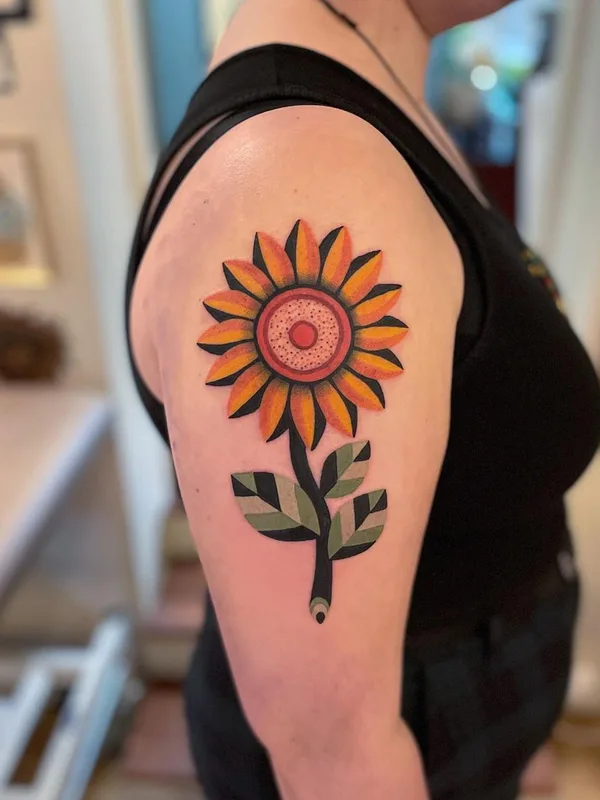 female color illustrative татуировка на upper arm #43974 | Тату мастер Bård Tjelta