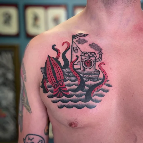 Author's Style tattoo by Bård Tjelta in Oslo
