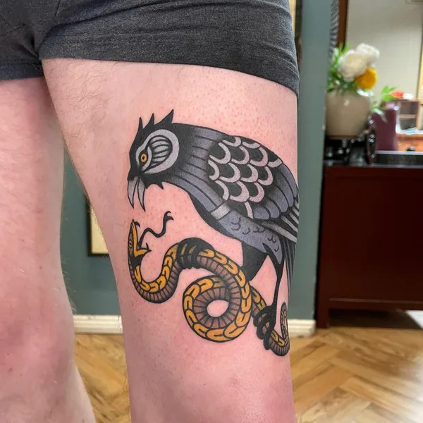 Author's Style tattoo by Bård Tjelta in Oslo