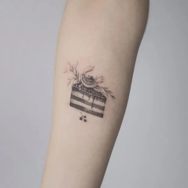 Graphic tattoo by Полина Тарасенко in Сургут