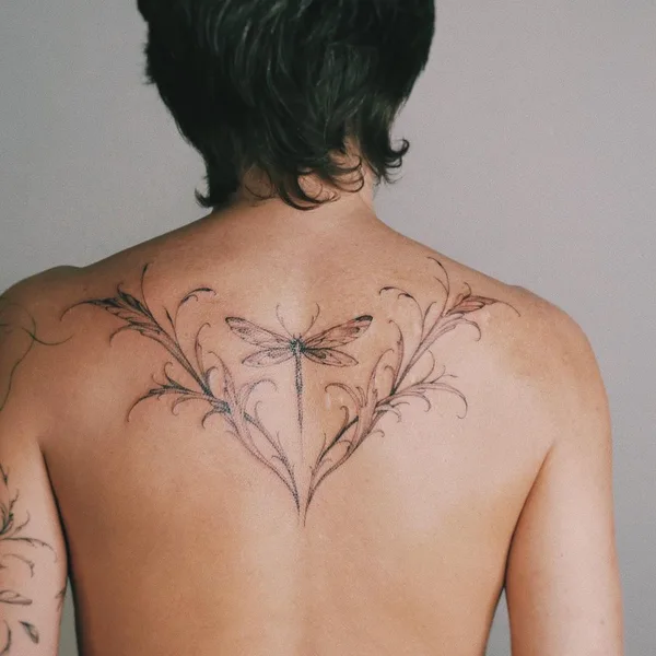 Graphic tattoo by Полина Тарасенко in Сургут