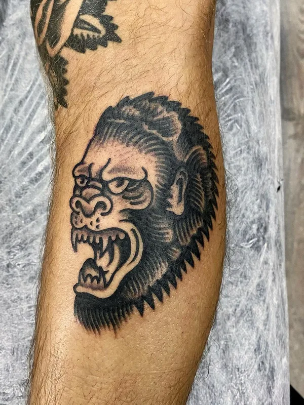 black traditional татуировка на forearm #44015 | Тату мастер Victor RBL