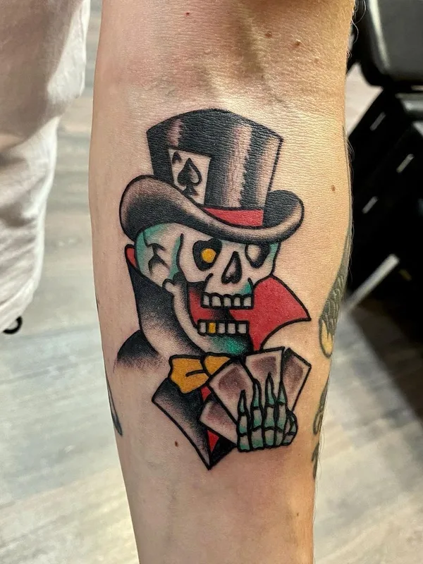 color traditional татуировка на forearm #44011 | Тату мастер Victor RBL
