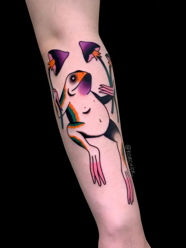 color neo traditional 타투 부위 forearm #44045 | 타투이스트 Роберт Роберт