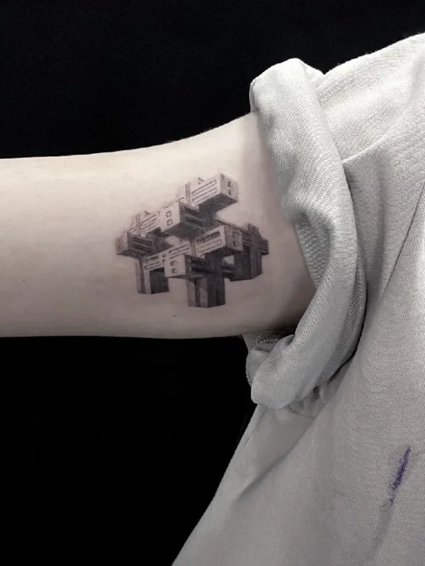 Minimalism tattoo by Ангелина Дормидонтова in Moscow