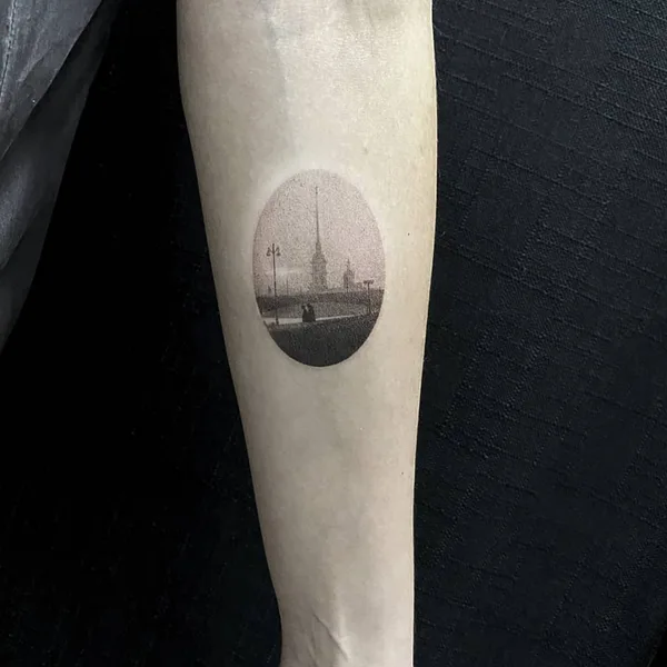 Minimalism tattoo by Ангелина Дормидонтова in Moscow